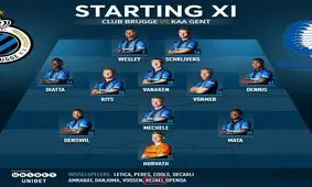 کاوه روی نیمکت بروژ