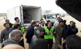 ۴ کامیون اقلام و تجهیزات دارویی به پلدختر ارسال شد