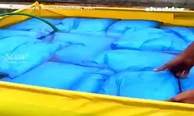 کیسه‌های جذب آب جهت مقابله با سیلابها