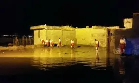 بالا آمدن رودخانه قره‌سو ۱۵۰ خانوار شهرک کرناچی را دچار مشکل کرد