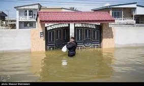 آب از ۷۰ درصد گمیشان تخلیه شده/ساکنان در حال بازگشت به خانه‌های خود هستند