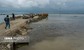 کندی خدمات‌رسانی در محور گمیشان به خواجه‌نفس/ توقف روند افزایشی آبگرفتگی