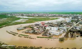 جدیدترین تصاویر هوایی از مناطق سیل زده پلدختر‎