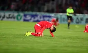 ویدئو مصدومیت کامیابی‌نیا و انتقال به بیمارستان