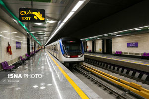 افتتاح خط ۶ مترو با حضور رئیس جمهور