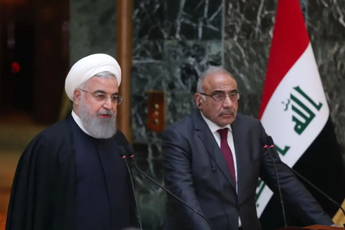 استقبال رسمی روحانی از نخست وزیر عراق