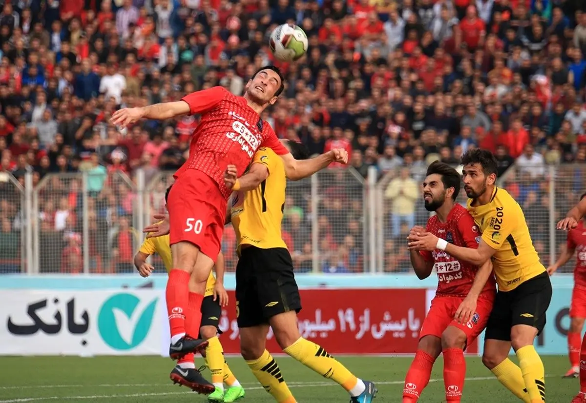 گزارش تصویری دیدار نساجی مازندران - سپاهان اصفهان