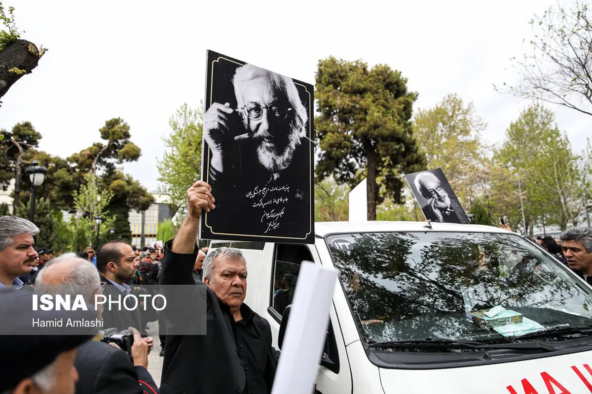 گزارش تصویری بدرقه پیکر جمشید مشایخی