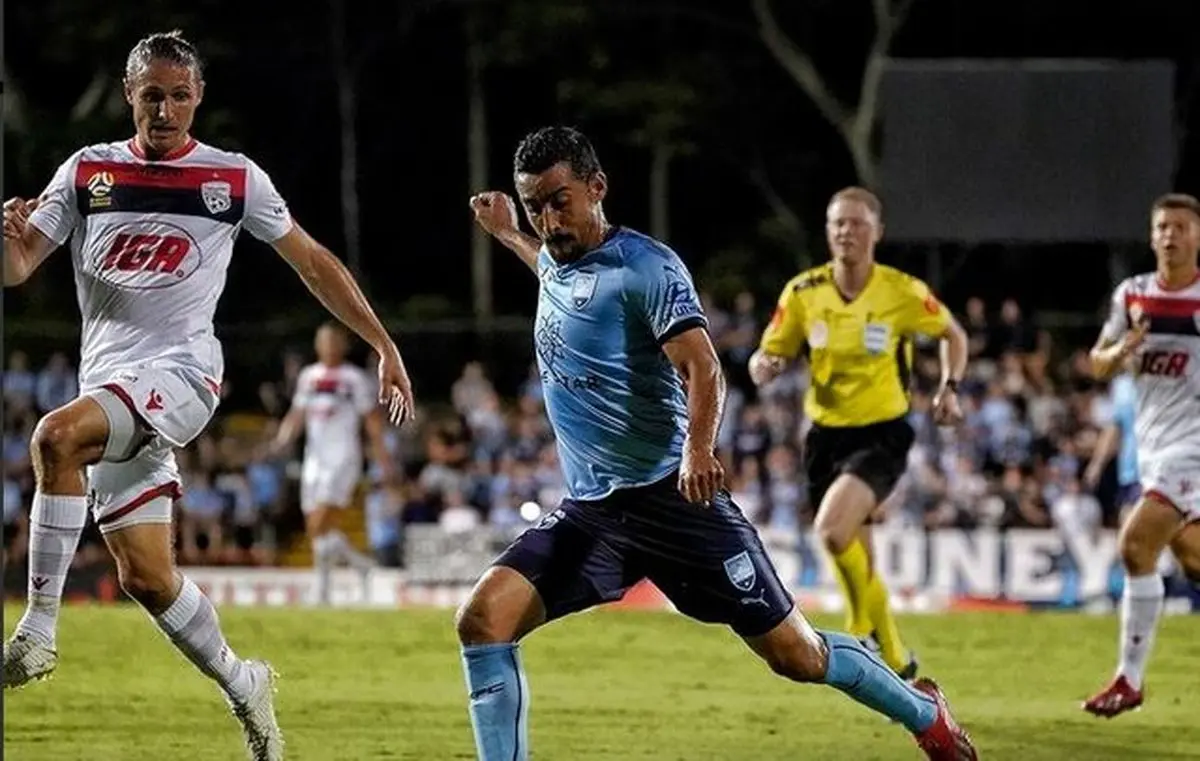 پیروزی سیدنی در حضور ۲۵ دقیقه‌ای قوچان نژاد