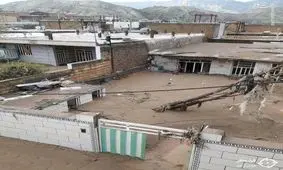 تصویری شگفت انگیز از یک محله بعد از فروکش سیل در لرستان + عکس