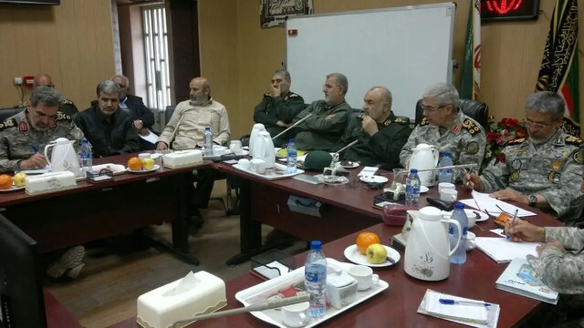 برگزاری جلسه فرماندهی عملیات امداد رسانی نیروهای مسلح به سیل زدگان استان خوزستان