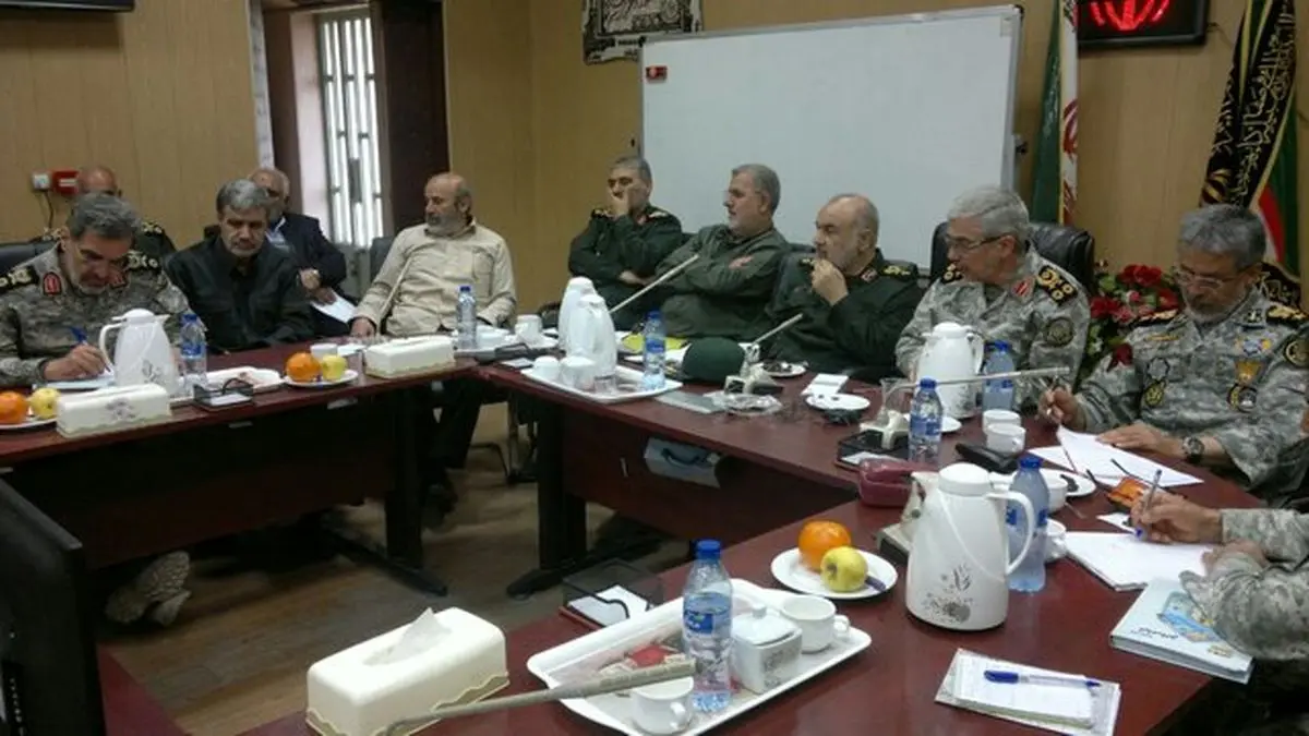 برگزاری جلسه فرماندهی عملیات امداد رسانی نیروهای مسلح به سیل زدگان استان خوزستان