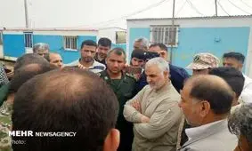 سردار سلیمانی وارد شهرستان هویزه شد