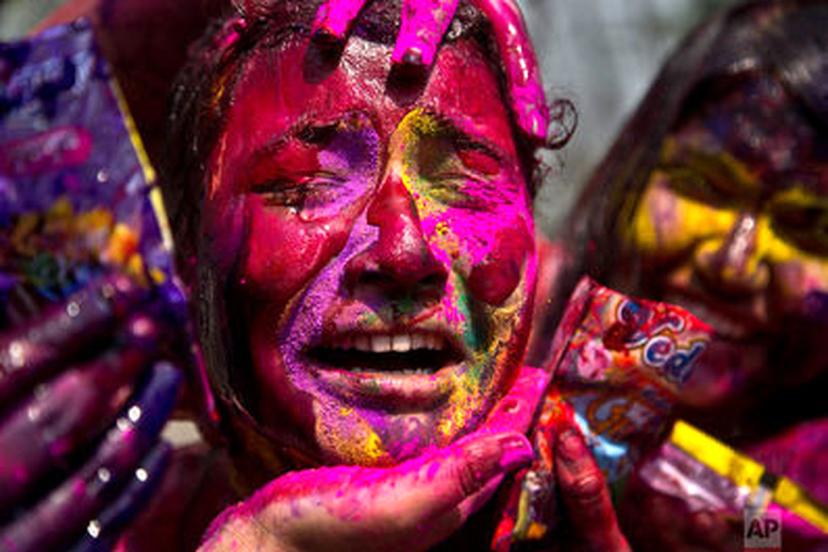 فستیوال رنگ‌ها در هند +تصاویرر