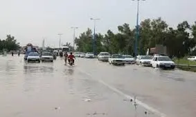 فیلم/ ورودی شهر اهواز زیر آب رفت