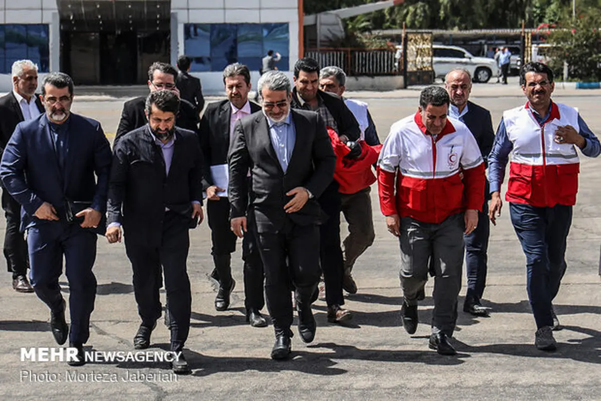 وزیر کشور وارد اهواز شد