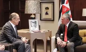 لاوروف با عبدالله دوم دیدار کرد