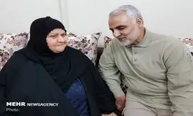سردار سلیمانی در منزل شهید علی هاشمی حضور یافت