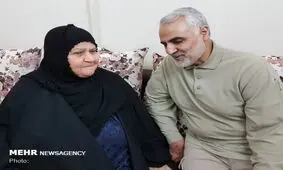 سردار سلیمانی در منزل شهید علی هاشمی حضور یافت