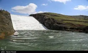 سد گاوشان در استان کردستان سر ریز کرد