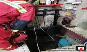 مرگ فجیع صاحب‌مغازه بین بالابر و دیوار در جنت آباد+ تصاویر