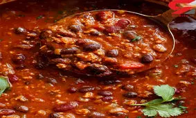 خوشمزه ترین خوراک لوبیا با گوشت را در خانه بپزید + دستور تهیه