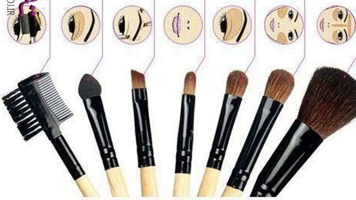 فوت وفن های تمیز کردن برس های آرایشی