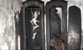 ساختمان 5 طبقه ای در مشهد آتش گرفت