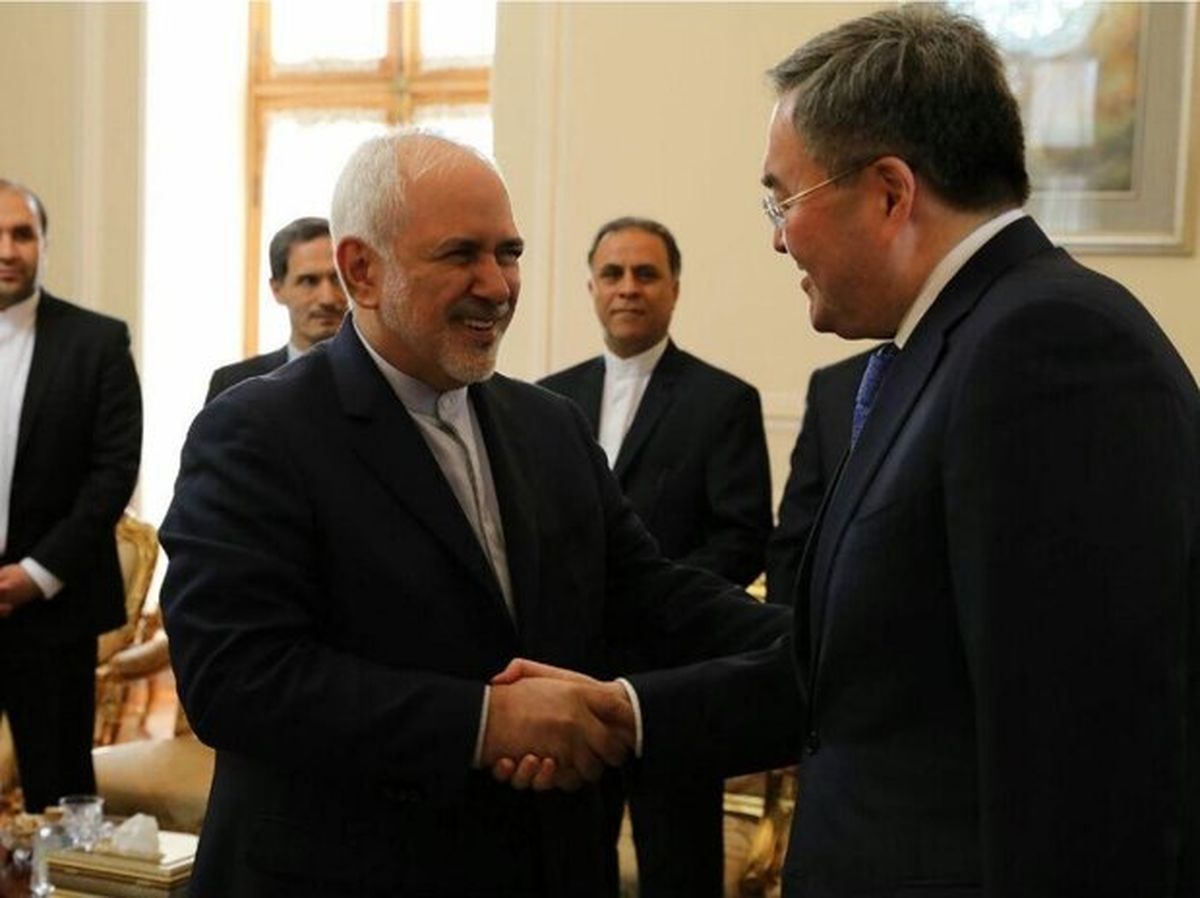 معاون اول وزیر خارجه قزاقستان با ظریف دیدار کرد