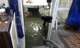 پنج واحد مسکونی در مشهد دچار آبگرفتگی شد