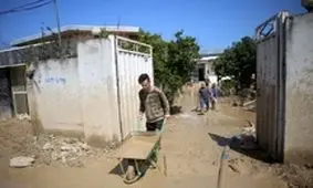 بازسازی خانه‌های سیل‌زده در خرم‌آباد توسط سپاه+فیلم