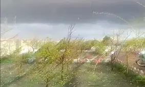 بارش شدید باران در شاندیز