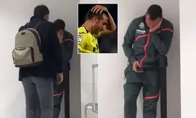 ویدئو گریه‌های کازورلا، بازیکن ویارئال پس از خراب کردن پنالتی