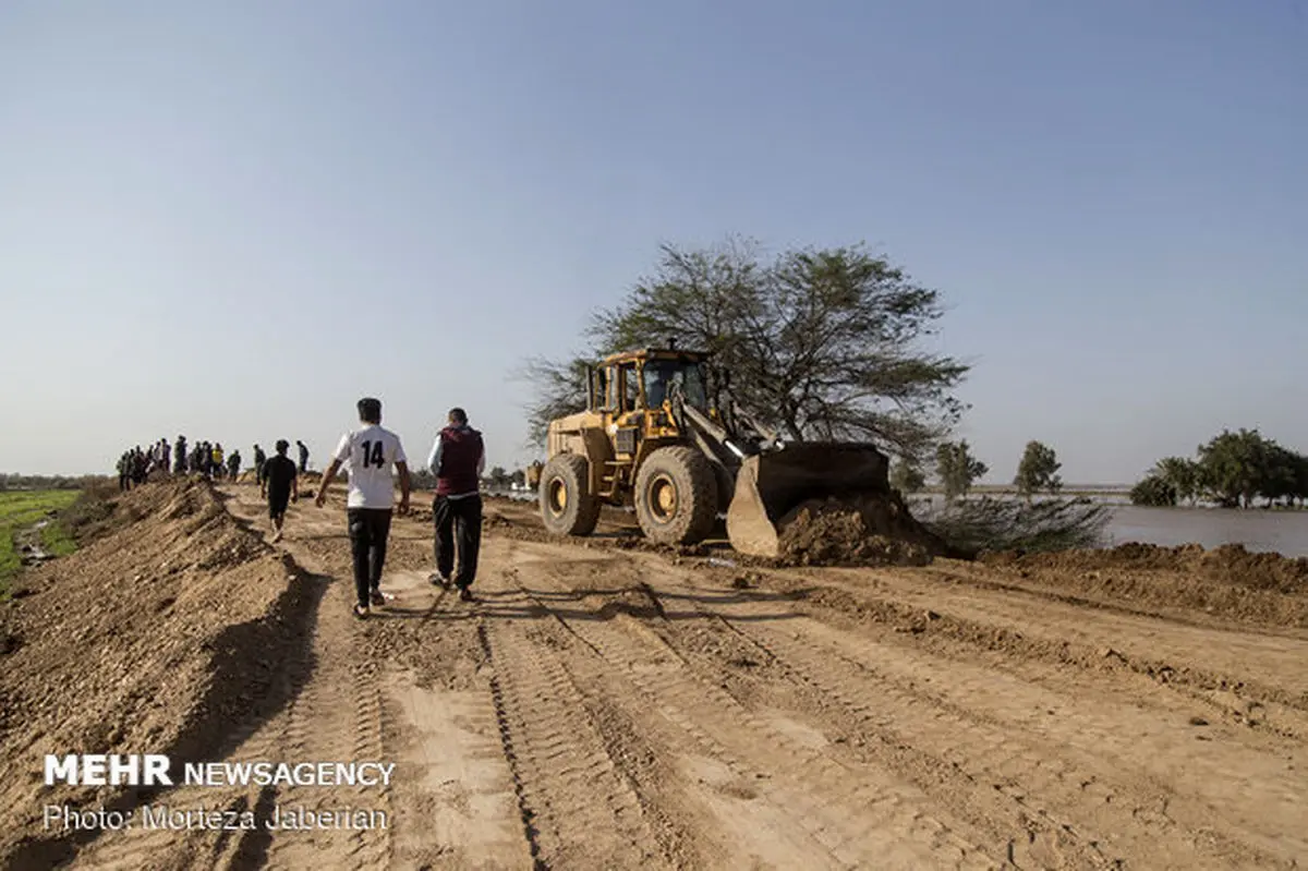خسارت ۳۰۰ میلیارد تومانی سیل به جاده ها و پل های خوزستان