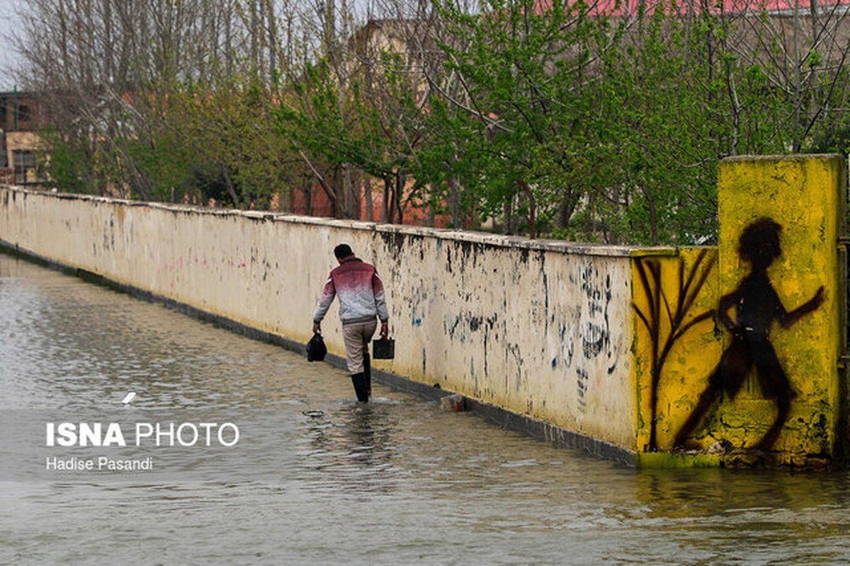 بارش‌های شدید در راه خوزستان و لرستان