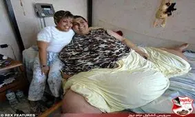 سنگین ترین مرد جهان ازدواج کرد! + تصاویر