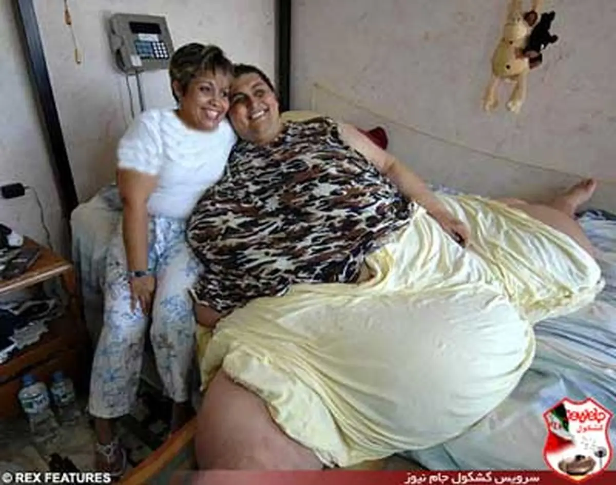 سنگین ترین مرد جهان ازدواج کرد! + تصاویر