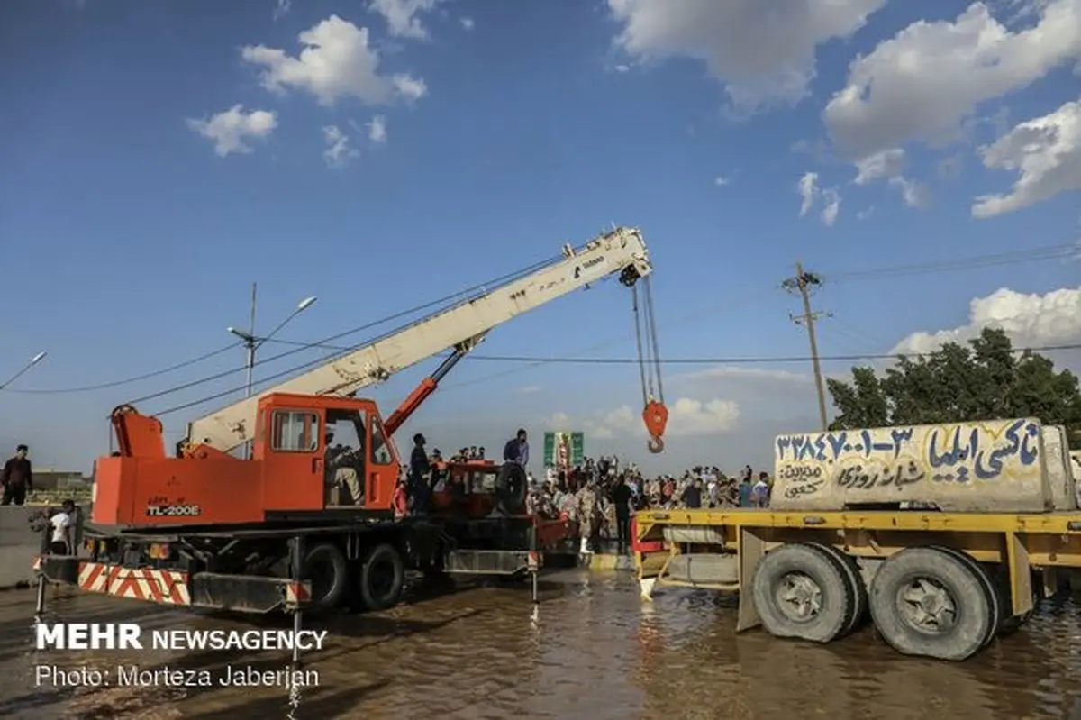 سرریز کرخه به کانال چمران حمیدیه مهار شد