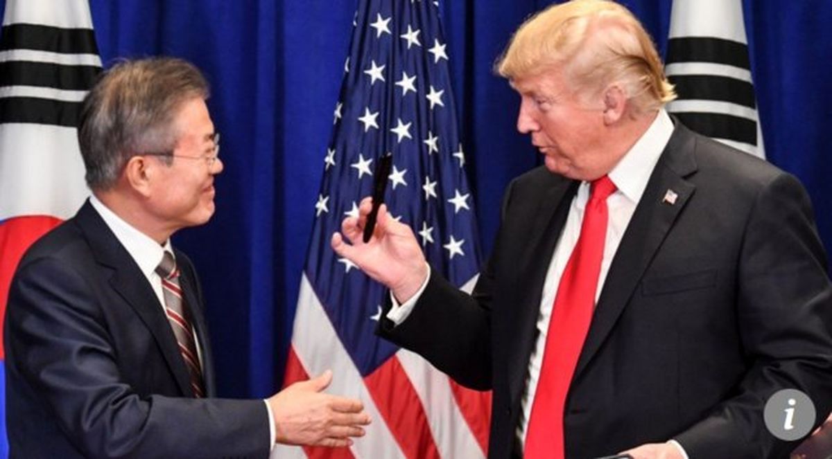 رئیس‌جمهور کره جنوبی با هدف احیای مذاکرات آمریکا - کره شمالی به آمریکا رفت