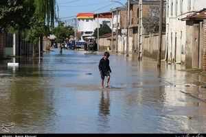 ۱۵۰ خانوار گمیشانی همچنان در محاصره آب هستند