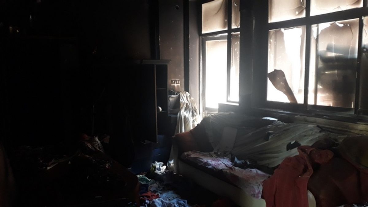 یک منزل مسکونی درشهرک ولیعصر آتش گرفت
