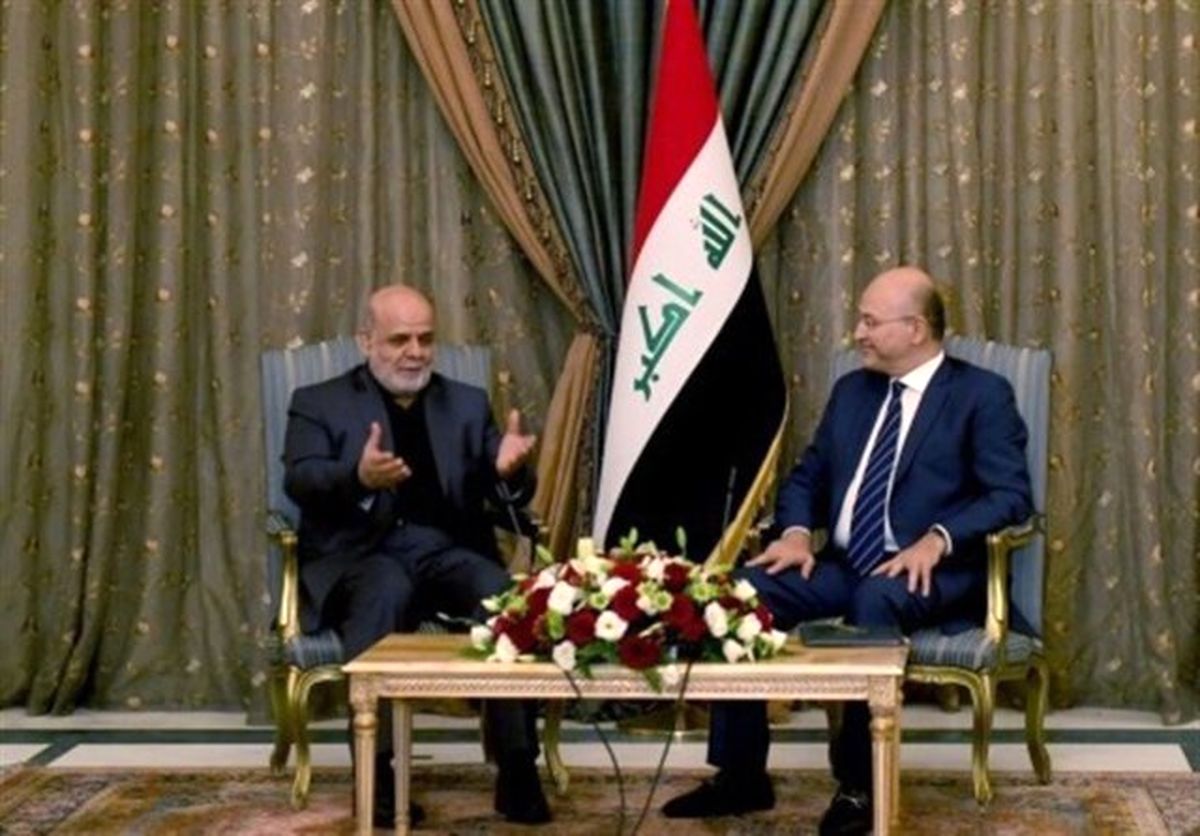 رایزنی سفیر ایران با رییس‌جمهوری عراق درباره تصمیم آمریکا علیه سپاه