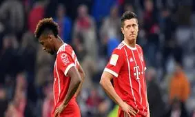 درگیری فیزیکی لواندوفسکی و کومان در تمرینات بایرن