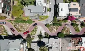 این خیابان پیچ در پیچ نقاشی نیست، واقعیت دارد! +تصاویر