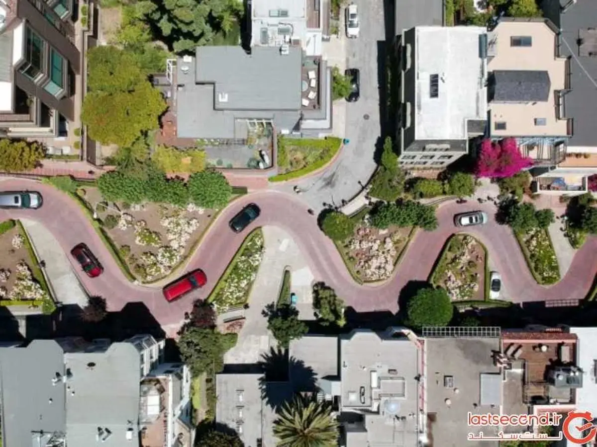 این خیابان پیچ در پیچ نقاشی نیست، واقعیت دارد! +تصاویر