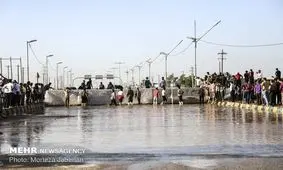 ۴ محور ارتباطی در خوزستان بازگشایی شد/ اهواز - شوش همچنان مسدود