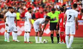 گل اول پرسپولیس به سایپا توسط بشار رسن