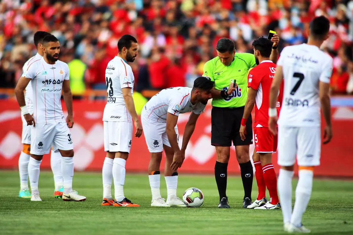 گل اول پرسپولیس به سایپا توسط بشار رسن