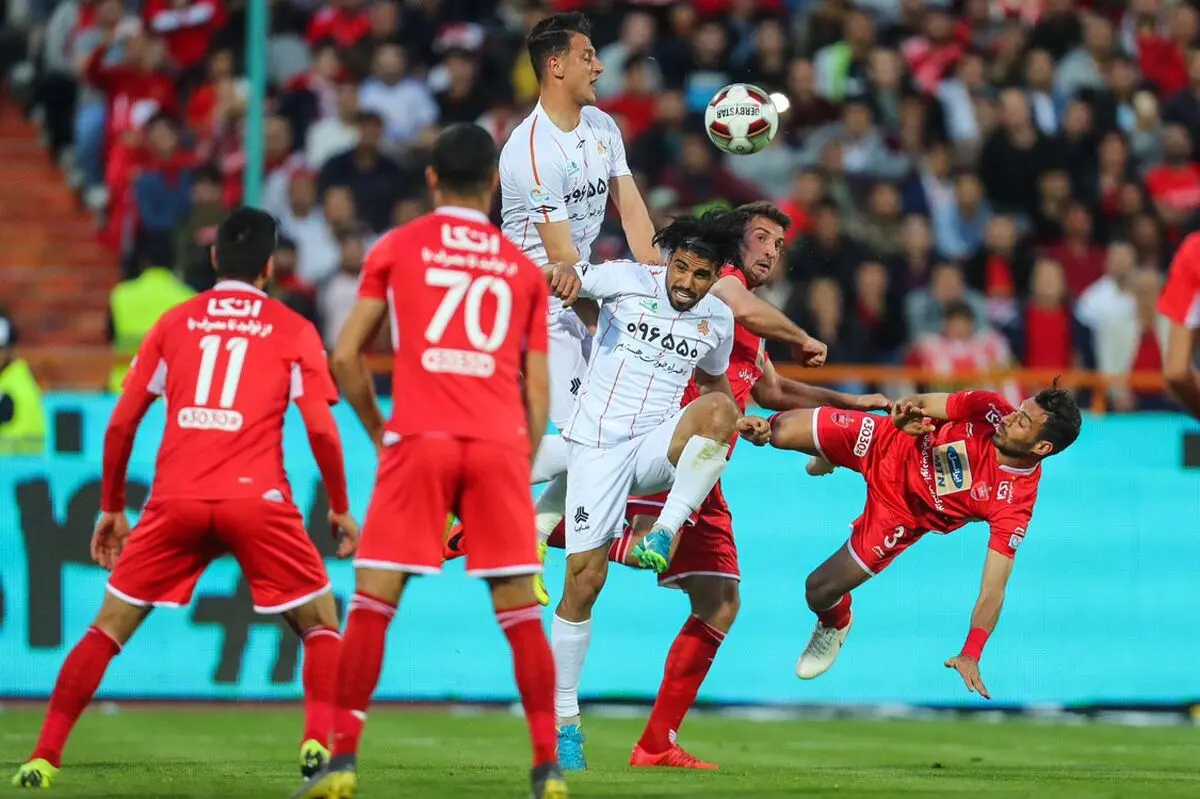 گل سوم پرسپولیس به سایپا توسط مهدی ترابی