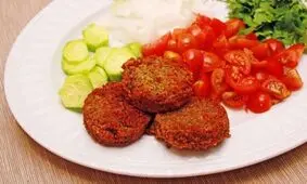 فلافل مرغ خانگی ترد و خوشمزه + دستور تهیه